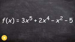 Finding the end behavior of a polynomial to the fifth degree Instructional Video