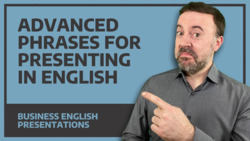 Advanced Phrases For Presenting In English Instructional Video