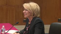 DeVos grilled again about Special Olympics funding News Clip