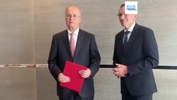Norway hands over recognition documents to Palestinian prime minister in Brussels News Clip