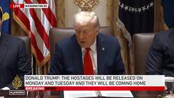 Trump hails ‘end’ of war, despite Israeli government not yet approving ceasefire deal News Clip