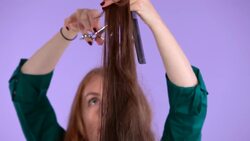 How to Texturize Hair Using Scissors Instructional Video