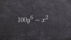 Factoring using the difference of two squares Math help teacher Instructional Video