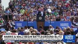 Wisconsin hosts dueling rallies for Democrat, Republican presidential tickets News Clip