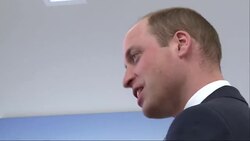 Prince William touring the FCO's Mayhew Theatre News Clip