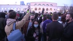 CLEAN : In Russia's Vladivostok, pro-Navalny protesters defy crackdown (2) News Clip