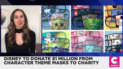 Disney to Donate $1M From Character Theme Masks to Charity News Clip