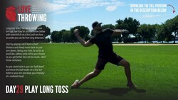 [LOVE THROWING] Day 29 - Long toss Instructional Video