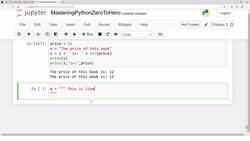 Data Science and Machine Learning (Theory and Projects) A to Z - String in Python: Multi-Line Strings Instructional Video