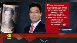 Japan FM Flags Rapid Yen Slide News Clip