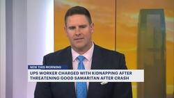 Police: UPS worker faces slew of charges, forced good Samaritan to drive him from South Brunswick crash site News Clip