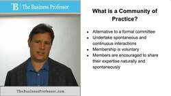 Community of Practice Instructional Video
