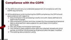 Analysis of GDPR Compliance Program Instructional Video