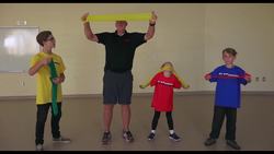Resistance Phys Ed Exercises With Bands (Ep. 34 - Resistance Bands) Instructional Video