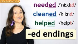 How to Pronounce the -ed Ending in English (A Comprehensive Guide) Instructional Video