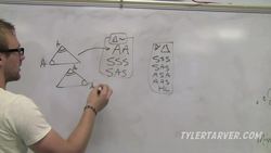 7-3 Triangle Similarity AA, SSS, and SAS - GEOMETRY Instructional Video