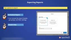 Salesforce Platform App Builder Certification Training - Exporting Reports Instructional Video