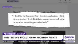 President Biden's Evolution On Abortion Rights News Clip