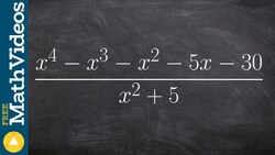 How to use long division to understand linear factorization and zeros Instructional Video