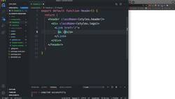 Next.js from Development to Deployment - S Header and Footer Instructional Video
