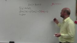 How To Take the Composition of Two Functions and Find the Domain and Evaluate Instructional Video