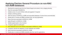 Oracle Database Administration from Zero to Hero - Patching Oracle Databases (3 of 3) Instructional Video
