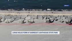 Dangerous holes form at Barnegat Lighthouse State Park Instructional Video