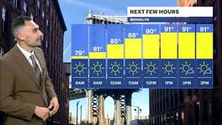 HEAT ALERT: Hazy, hot and humid for Brooklyn; pop-up showers for the weekend News Clip