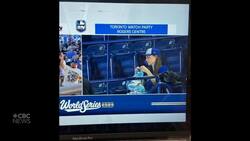 #TheMoment a Blue Jays fan knit a playoff sweater News Clip