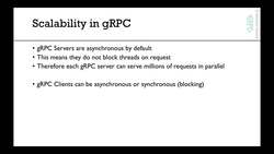 gRPC [Java] Master Class: Build Modern API and Microservices - Scalability in gRPC Instructional Video