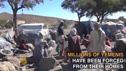 Homes made of garbage in Yemen News Clip