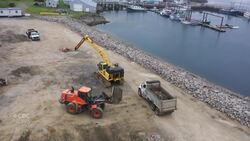 For years, big heaps of dirt blocked vistas from restaurant patios, residences, and tourists News Clip
