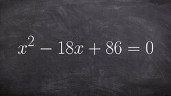 Solve a quadratic equation by completing the square with imaginary solutions Instructional Video