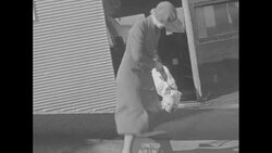 English bulldog "General Grant," a gift for the Roosevelt family, stops at Newark Airport News Clip