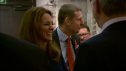 Duke and Duchess of Cambridge at the launch of the National Emergencies Trust News Clip