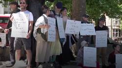 42 people arrested at protest supporting banned Palestine Action News Clip