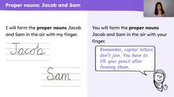 Reviewing proper nouns, using lead ins Instructional Video