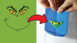 DIY Craft: Paper Grinch Toy Instructional Video