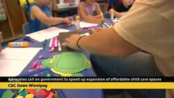 Advocates call on Manitoba to speed up expansion of affordable child care spaces News Clip
