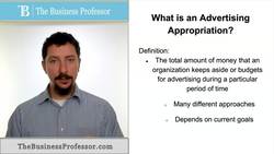 Advertising Appropriation Instructional Video