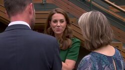Kate Middleton Attends Wimbledon Women's Final News Clip