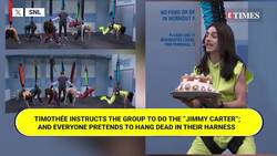 Timothée Chalamet's 'Cringe' Carter Joke Sparks Outrage; SNL Audience Cries 'Too Soon' I WATCH News Clip