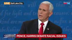 Pence, Harris Spar Over Racial Issues, Law Enforcement News Clip