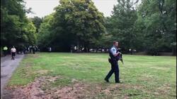 Armed police near scene of mosque shootings Instructional Video