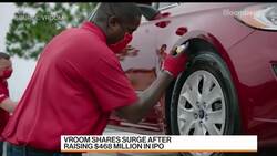 Auto Sales Platform Vroom Surges in Trading Debut News Clip