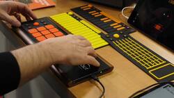 Play multiple instruments with Bluetooth music pad News Clip