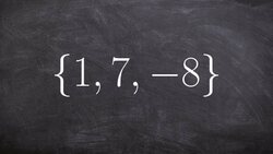 Writing the equation of a polynomial given three different zeros Instructional Video