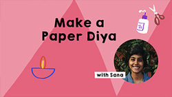Paper Diya Craft Instructional Video