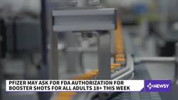 Pfizer To Seek FDA Authorization For Boosters In All Adults Over 18 News Clip