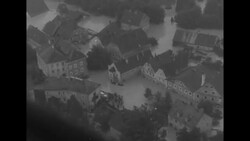 United States Occupation troops aid local volunteers in flooded Germany News Clip